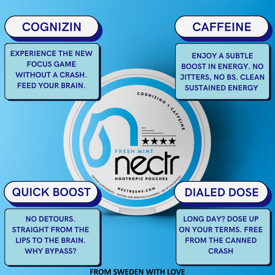 Fresh Mint - Nectr Nootropic Pouches