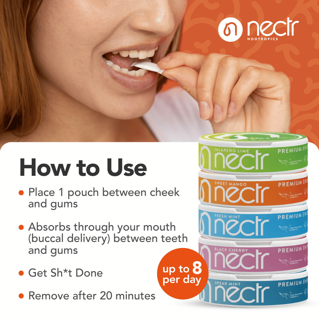 Nectr Energy Pouches 50mg