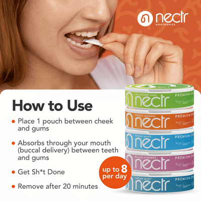 Nectr Energy Pouches 50mg