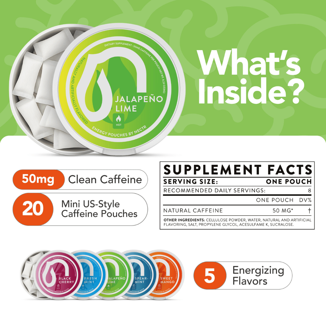 Nectr Energy Pouches 50mg