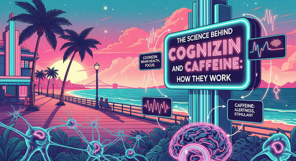while caffeine provides a more immediate stimulant effect to combat fatigue, Cognizin works to support overall brain health and cognitive function in the long term