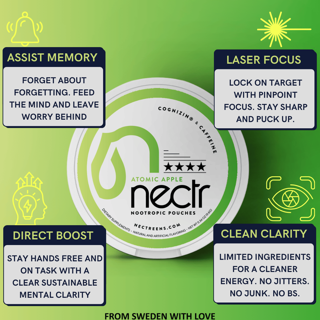 Atomic Apple - Nectr Nootropic Pouches