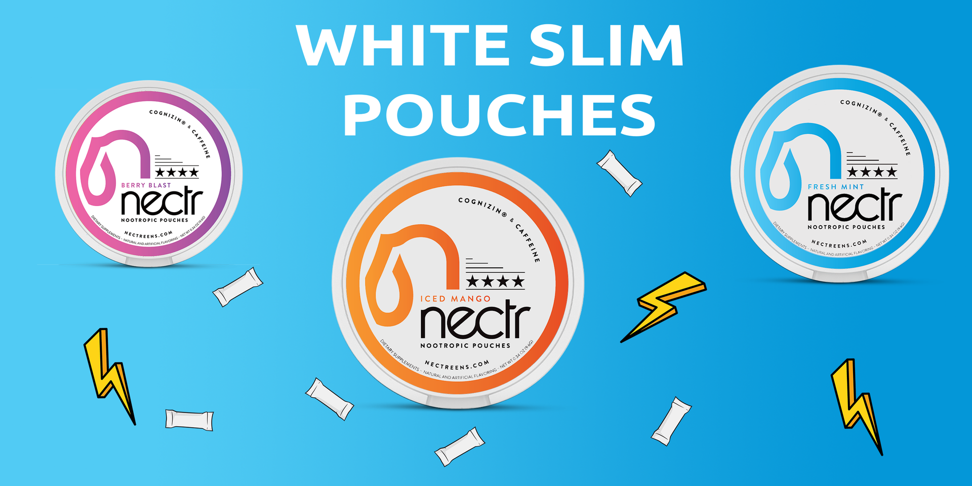 Nectr Energy Nootropic Energy Pouches Nectr.Energy