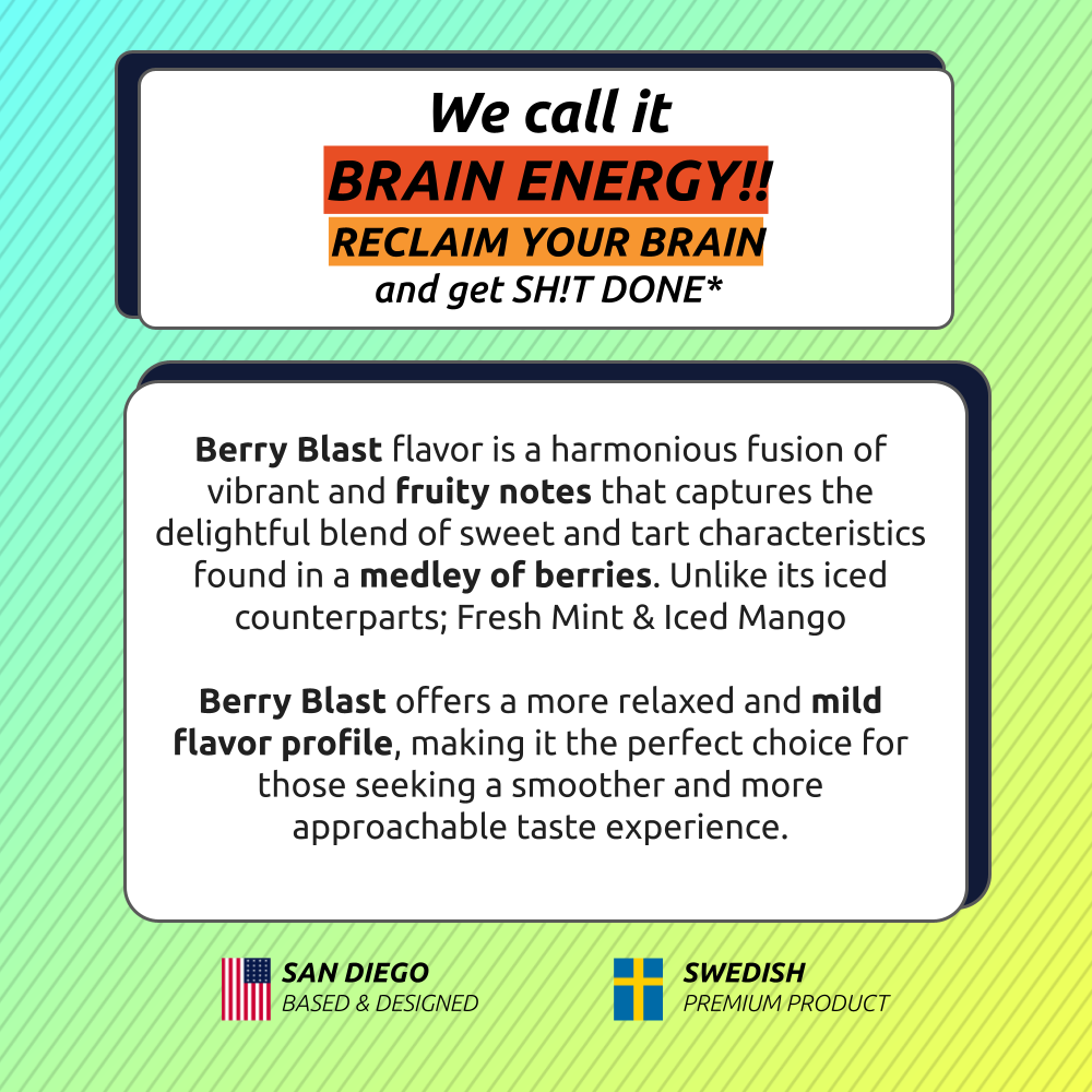 Berry Blast - Nectr Nootropic Pouches