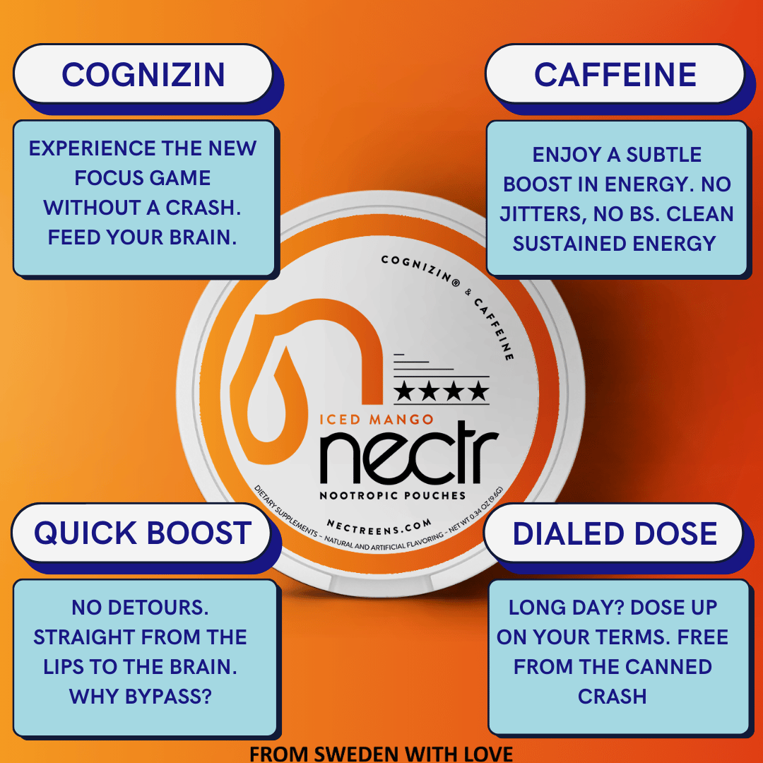 Iced Mango - Nectr Nootropic Pouches