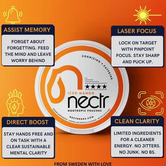 Iced Mango - Nectr Nootropic Pouches