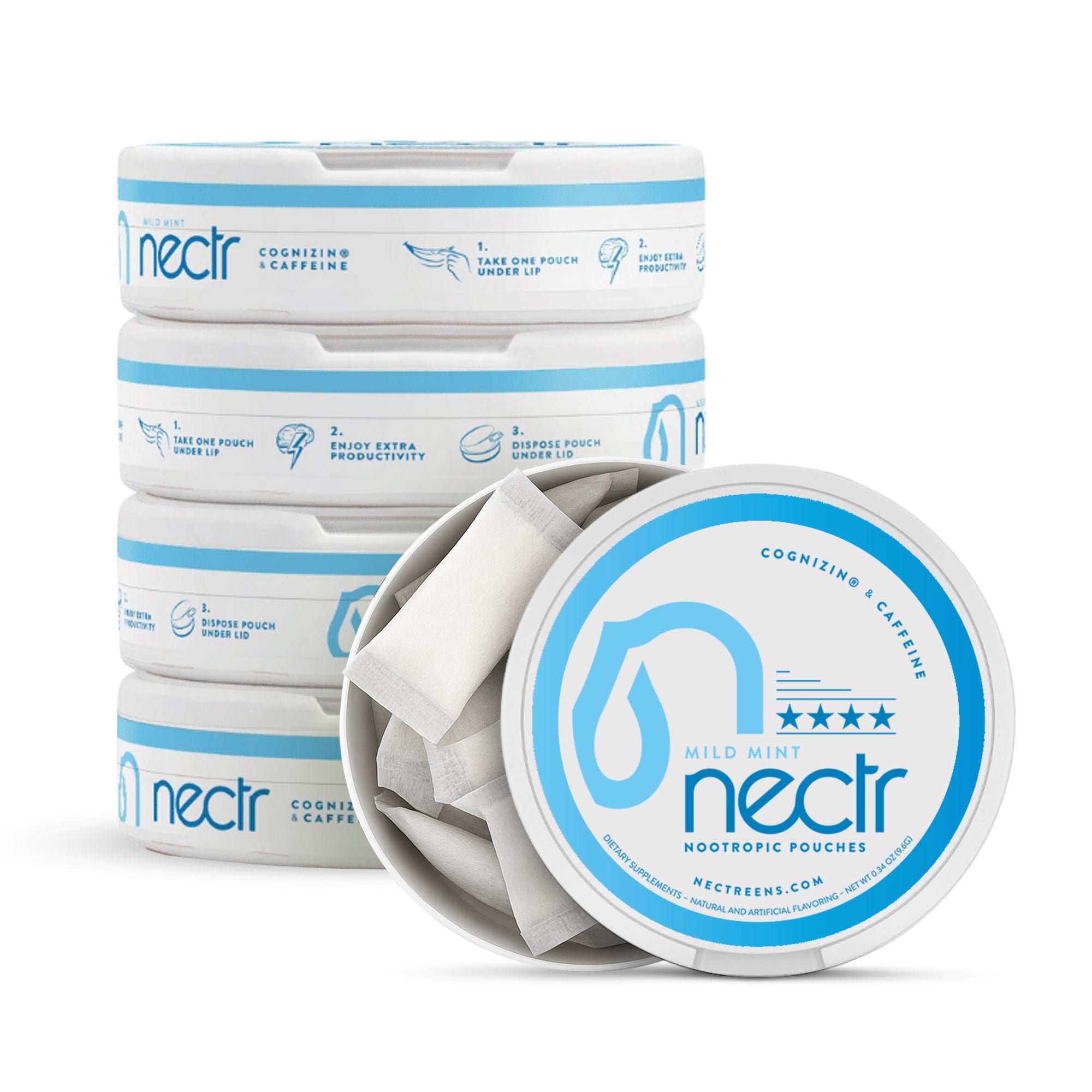 Nectr Nootropic Pouches – Natural Energy & Focus – Nectr.Energy